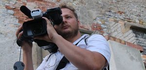 Jaroslav Moškov filmavimas Vilniuje